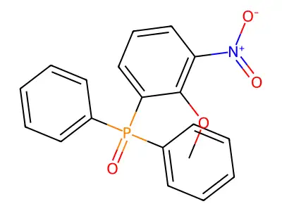 1-Diphenylphosphoryl-2-methoxy-3-nitrobenzene structure