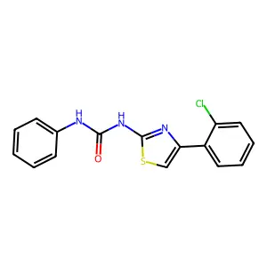 1-[4-(2-Chlorophenyl)-1,3-thiazol-2-yl]-3-phenylurea structure