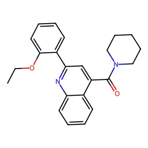 2-(2-Ethoxyphenyl)-4-(1-piperidinylcarbonyl)quinoline structure