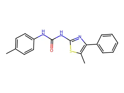 1-(4-Methylphenyl)-3-(5-methyl-4-phenyl-1,3-thiazol-2-yl)urea structure