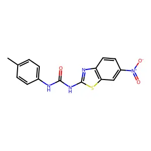 1-(4-Methylphenyl)-3-(6-nitro-1,3-benzothiazol-2-yl)urea structure