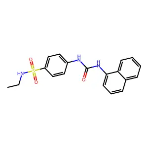 1-[4-(Ethylsulfamoyl)phenyl]-3-naphthalen-1-ylurea structure