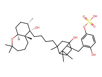 Phuklona sulfate structure