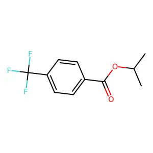 Propan-2-yl 4-(trifluoromethyl)benzoate structure