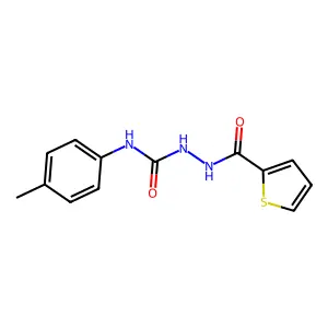 1-(4-Methylphenyl)-3-(thiophene-2-carbonylamino)urea structure