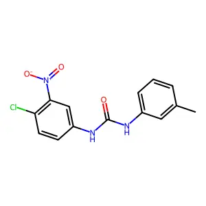 1-(4-Chloro-3-nitrophenyl)-3-(3-methylphenyl)urea structure