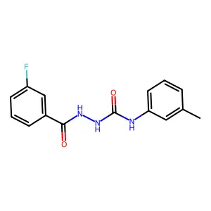 1-[(3-Fluorobenzoyl)amino]-3-(3-methylphenyl)urea structure