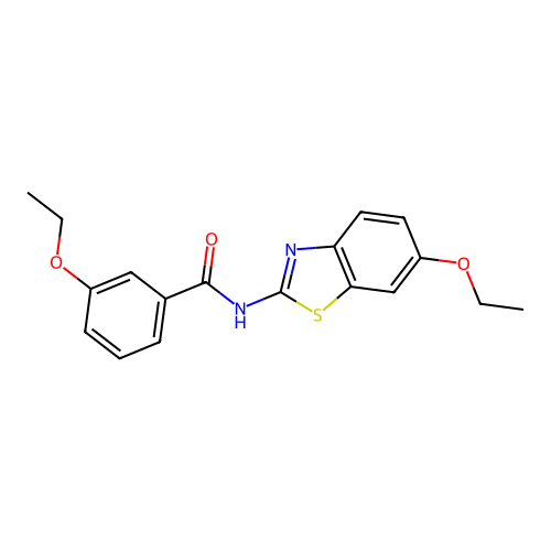 3-ethoxy-N-(6-ethoxy-1,3-benzothiazol-2-yl)benzamide structure