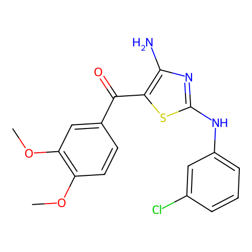 C18H16ClN3O3S structure