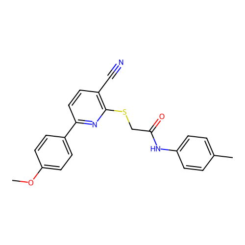 C22H19N3O2S structure