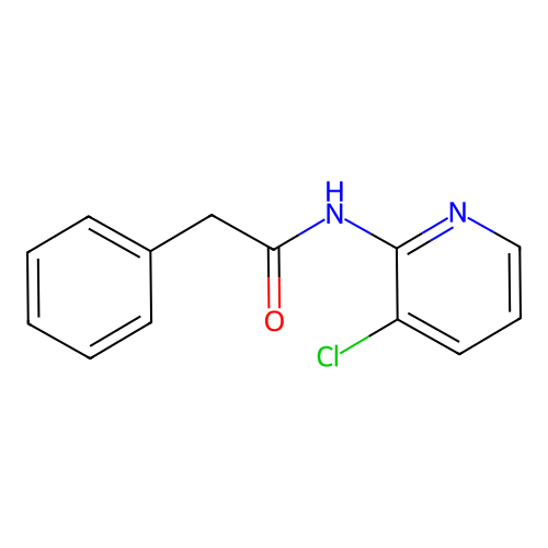 N-(3-chloro-2-pyridinyl)-2-phenylacetamide structure