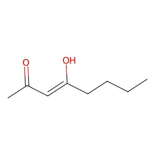 (Z)-4-hydroxyoct-3-en-2-one structure