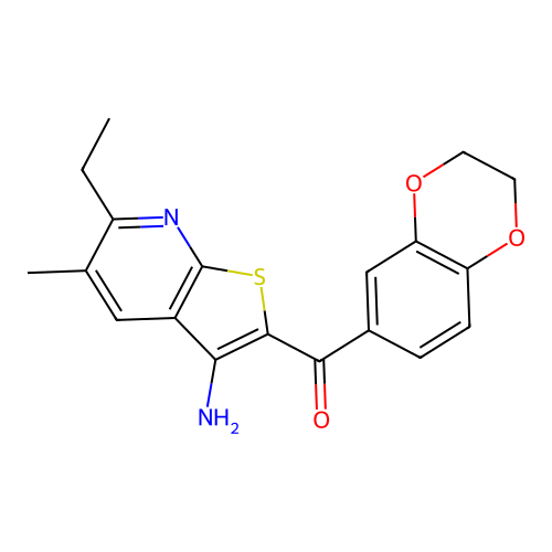 C19H18N2O3S structure