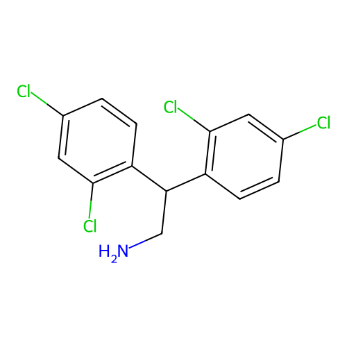 2,2-Bis(2,4-dichlorophenyl)ethanamine structure