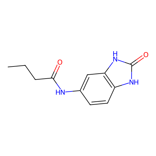 N-(2-Oxo-2,3-dihydro-1H-benzimidazol-5-yl)butanamide structure