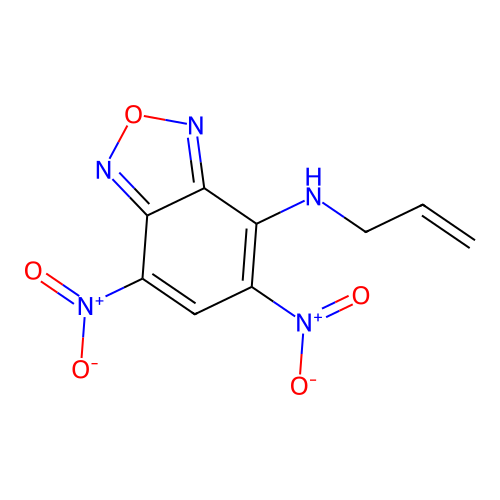 4-(Allylamino)-5,7-bisnitro-2,1,3-benzoxadiazole structure