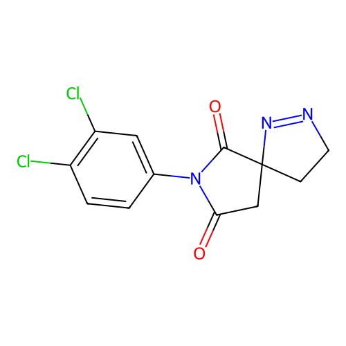 7-(3,4-Dichlorophenyl)-1,2,7-triazaspiro[4.4]non-1-ene-6,8-dione structure