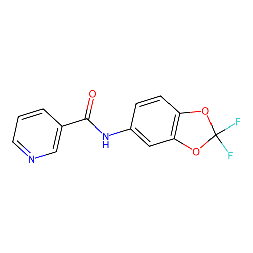 N-(2,2-Difluoro-benzo[1,3]dioxol-5-yl)-nicotinamide structure