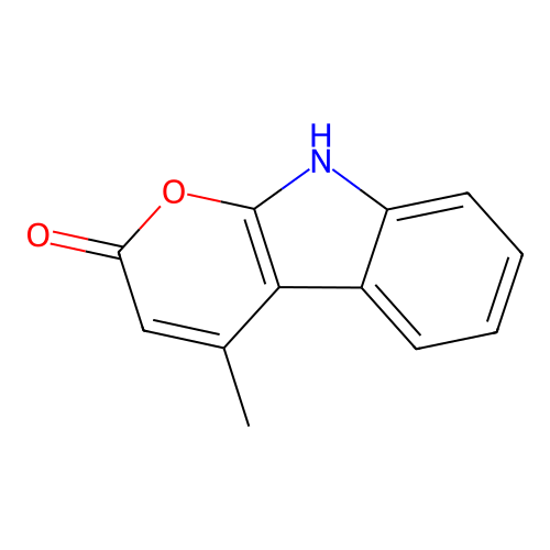 4-Methylpyrano[2,3-b]indol-2-one structure