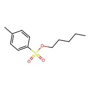 Pentyl toluene-4-sulphonate structure