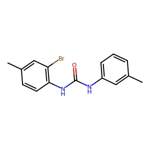 1-(2-Bromo-4-methylphenyl)-3-(3-methylphenyl)urea structure