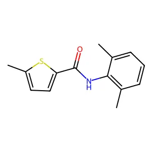 N-(2,6-dimethylphenyl)-5-methylthiophene-2-carboxamide structure
