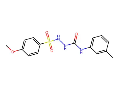 1-[(4-Methoxyphenyl)sulfonylamino]-3-(3-methylphenyl)urea structure