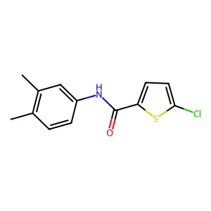 5-chloro-N-(3,4-dimethylphenyl)thiophene-2-carboxamide structure