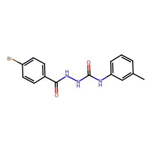 1-[(4-Bromobenzoyl)amino]-3-(3-methylphenyl)urea structure