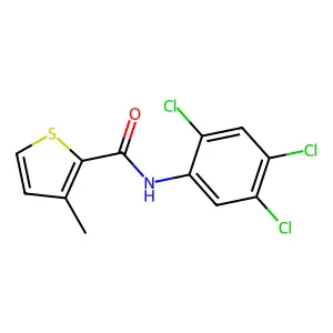3-methyl-N-(2,4,5-trichlorophenyl)thiophene-2-carboxamide structure