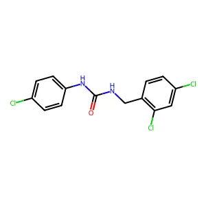 1-(4-Chlorophenyl)-3-[(2,4-dichlorophenyl)methyl]urea structure