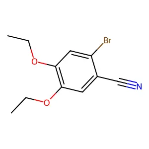 2-Bromo-4,5-diethoxybenzonitrile structure