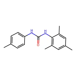 N-mesityl-N'-(4-methylphenyl)urea structure