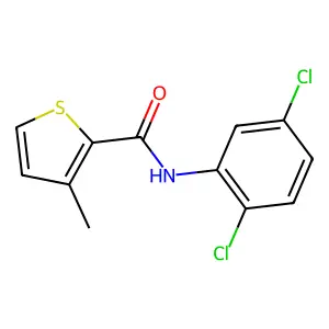N-(2,5-dichlorophenyl)-3-methylthiophene-2-carboxamide structure