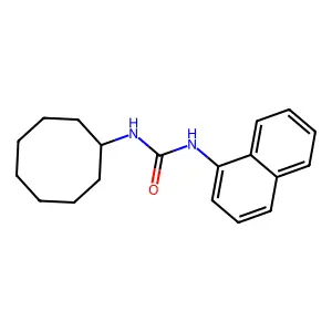 1-Cyclooctyl-3-naphthalen-1-ylurea structure