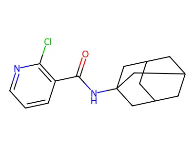 N-Adamantan-1-yl-2-chloro-nicotinamide structure
