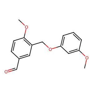 4-Methoxy-3-[(3-methoxyphenoxy)methyl]benzaldehyde structure