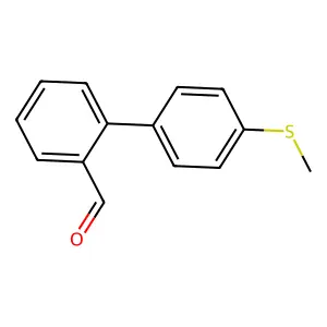 4'-Methylsulfanyl-biphenyl-2-carbaldehyde structure