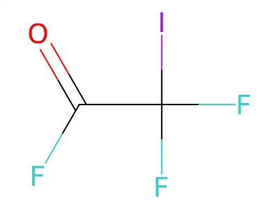 Iododifluoroacetyl fluoride structure