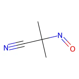 Propanenitrile, 2-methyl-2-nitroso- structure