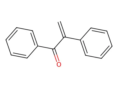 1,2-Diphenyl-2-propen-1-one structure