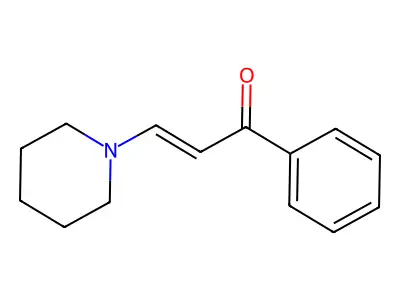2-Propen-1-one, 1-phenyl-3-(1-piperidinyl)- structure