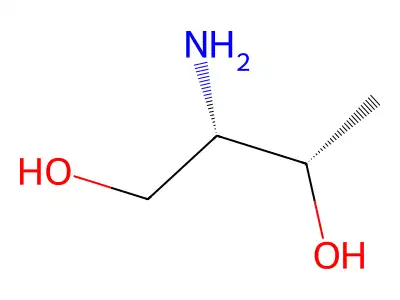 (2R,3R)-1,3-dihydroxybutan-2-aminium structure