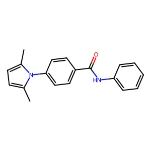 4-(2,5-dimethylpyrrol-1-yl)-N-phenylbenzamide structure