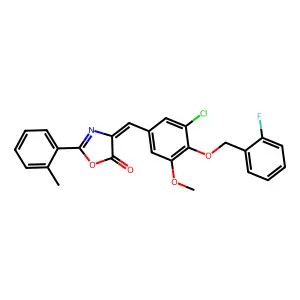 CAS 445249-95-6 - C25H19ClFNO4 structure