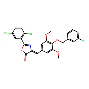 CAS 445249-98-9 - C25H18Cl2FNO5 structure