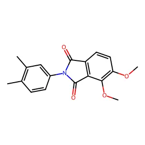 2-(3,4-dimethylphenyl)-4,5-dimethoxy-1H-isoindole-1,3(2H)-dione structure