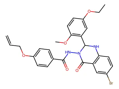 4-(allyloxy)-N-(6-bromo-2-(5-ethoxy-2-methoxyphenyl)-4-oxo-1,4-dihydro-3(2H)-quinazolinyl)benzamide structure