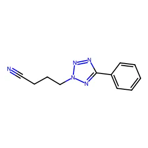 4-(5-Phenyltetrazol-2-yl)butanenitrile structure