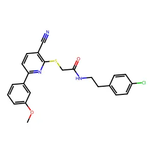 C23H20ClN3O2S structure